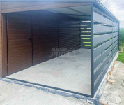 Garaż Blaszany 10x6m + wiata 4x6m 2x - 2x Okno - Drzwi - Rynny GP363 Bydgoszcz - zdjęcie 7