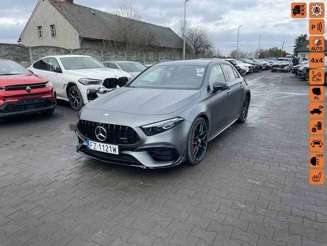 Mercedes A45 AMG Salon PL A45s AMG 4Matic + Automat Skóra Kamery360 Gliwice - zdjęcie 1