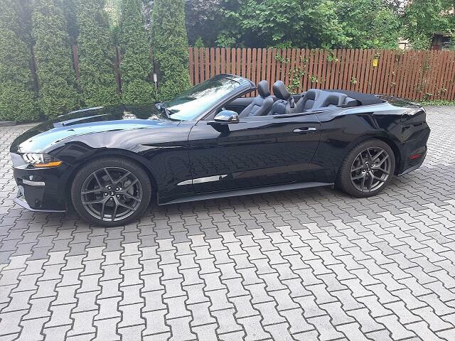 Mustang Kabriolet czarny, śliczny 317 KM Wrocław - zdjęcie 1