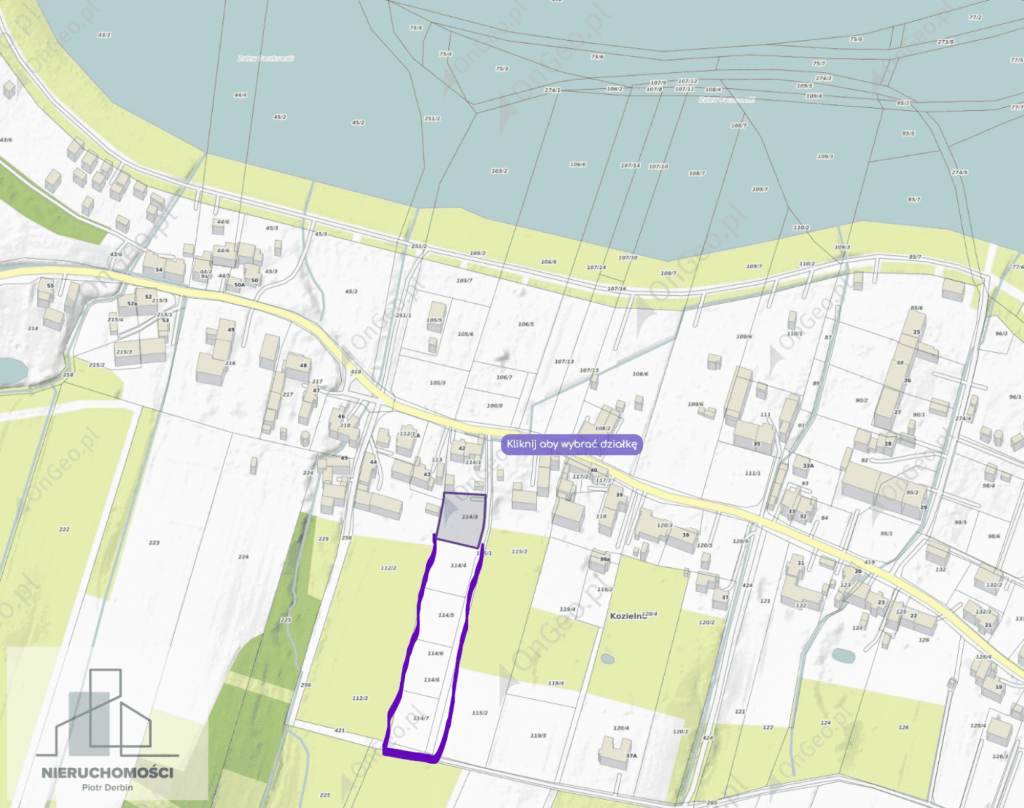 5 działek budowlanych z widokiem na Jezioro Kozielno Kozielno - zdjęcie 7