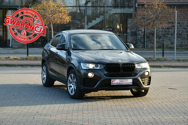 BMW X4 2.0d Xdrive Manual 2014r. Xenon Skóra NAVi el klapa POLECAM Kampinos - zdjęcie 1