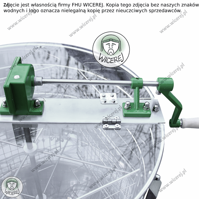 PREMIUM Miodarka 4 ramkowa Diagonalna UNIWERSALNA Ręczna Nierdzewna Jaśliska - zdjęcie 5