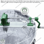 PREMIUM Miodarka 4 ramkowa Diagonalna UNIWERSALNA Ręczna Nierdzewna Jaśliska - zdjęcie 5