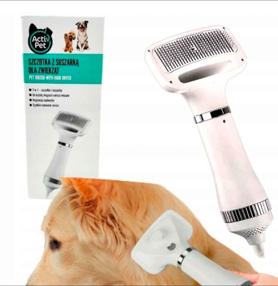 ActivPet Szczotka z suszarką dla zwierząt 2 w 1 Rzeszów - zdjęcie 1