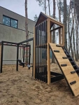 Nowoczesny Drewniany Plac Zabaw LUNA XL Bemowo - zdjęcie 3