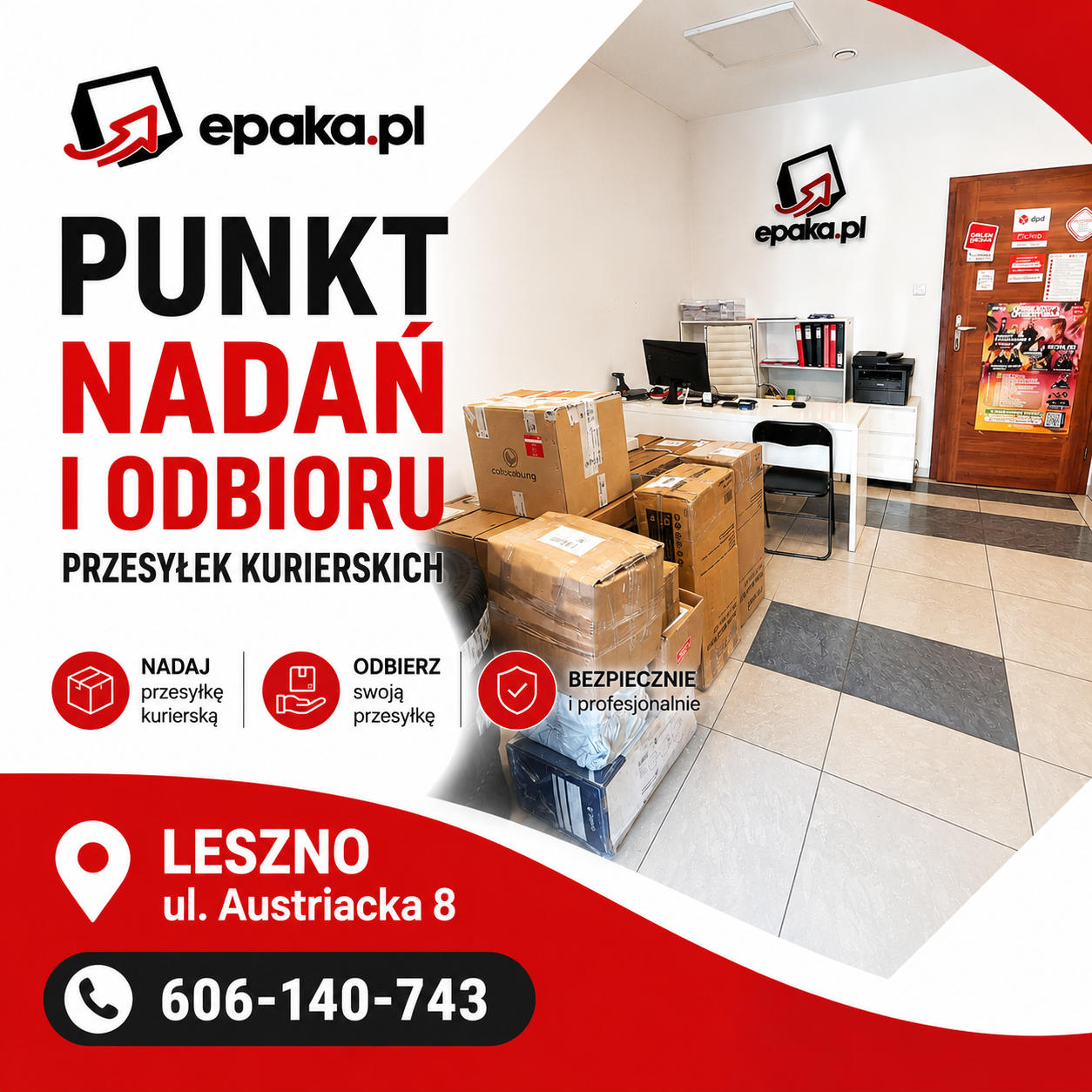 PUNKT NADAŃ I ODBIORU PRZESYŁEK KURIERSKICH Leszno | ul. Austriacka 8 Leszno - zdjęcie 6