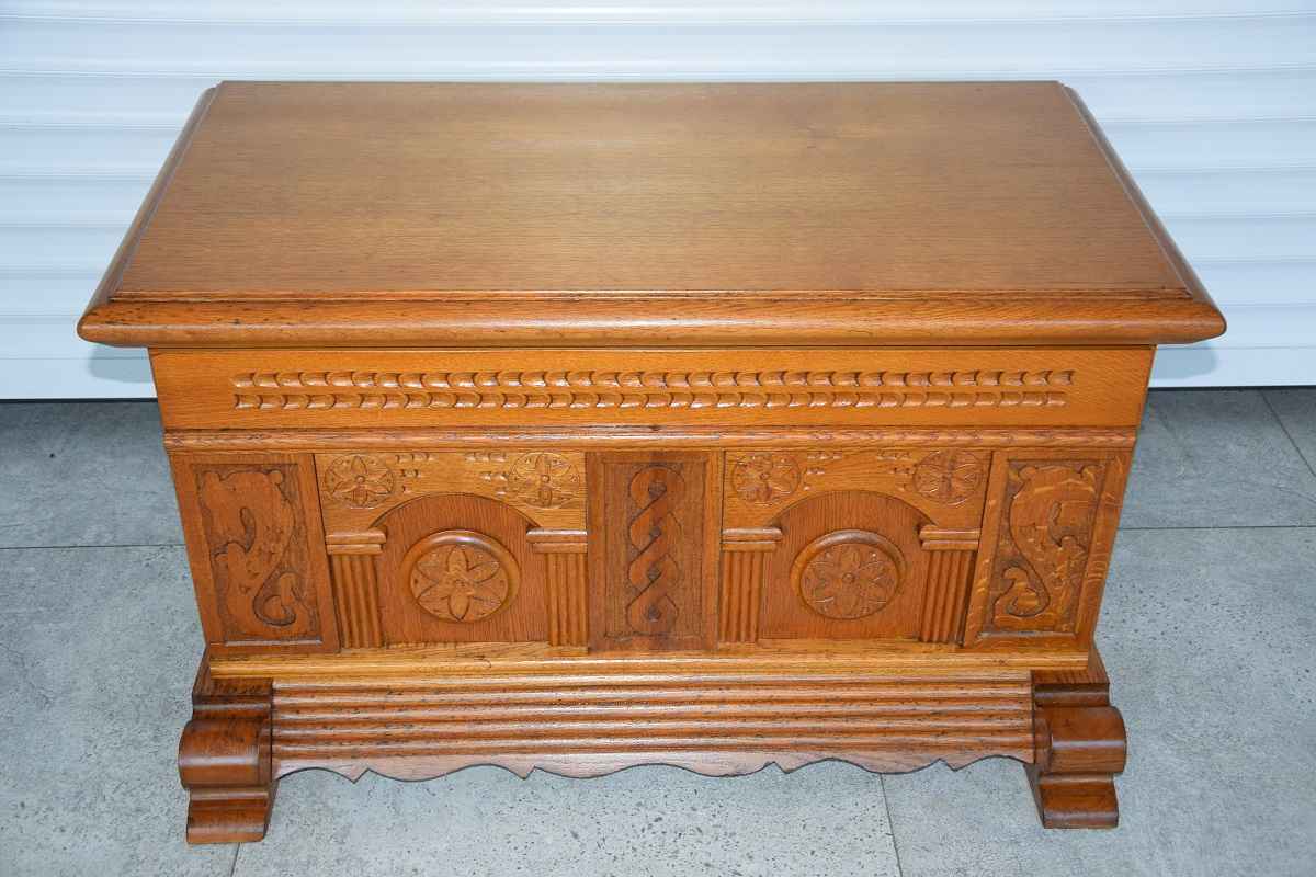 skrzynia dębowa - jak nowa Olsztyn - zdjęcie 1