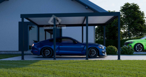 CarPort PREMIUM - Wiata samochodowa 5x5 Antracyt - CP102 Nowy Sącz - zdjęcie 3