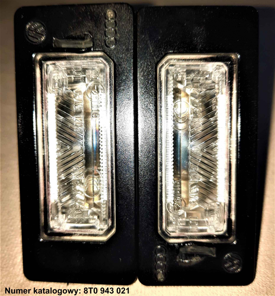 Sprzedam oryginalne lampki do Audi A4 B8 ośw. rejestracji Jaworzno - zdjęcie 1