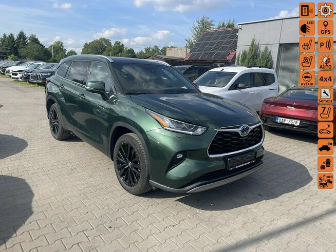 Toyota Highlander Hybrid AWD Panorama  Kamery 360 Skóra 7os.  248KM Gliwice - zdjęcie 1