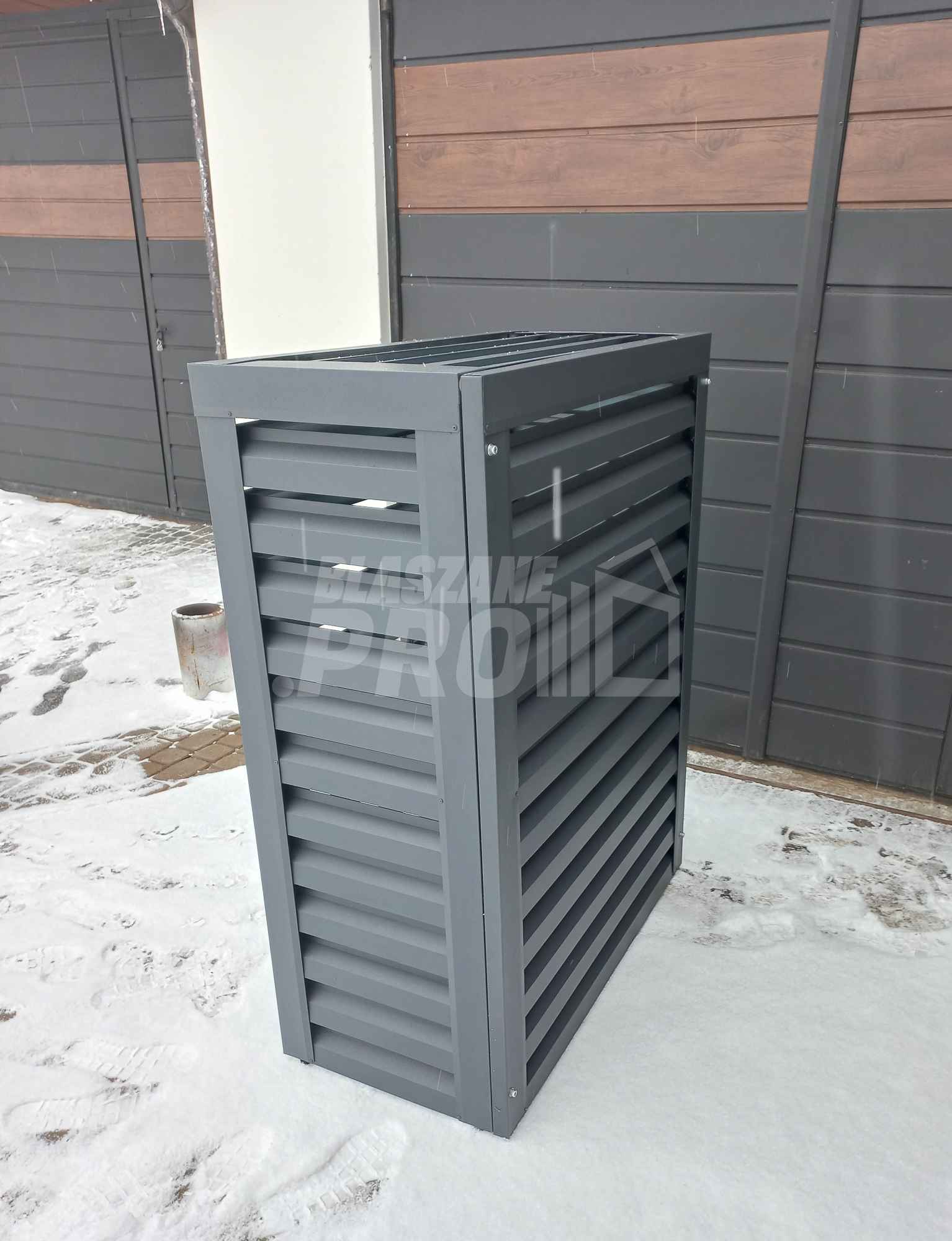 Osłona pompy ciepła 90x40x140 cm antracyt GP321 Tczew - zdjęcie 4