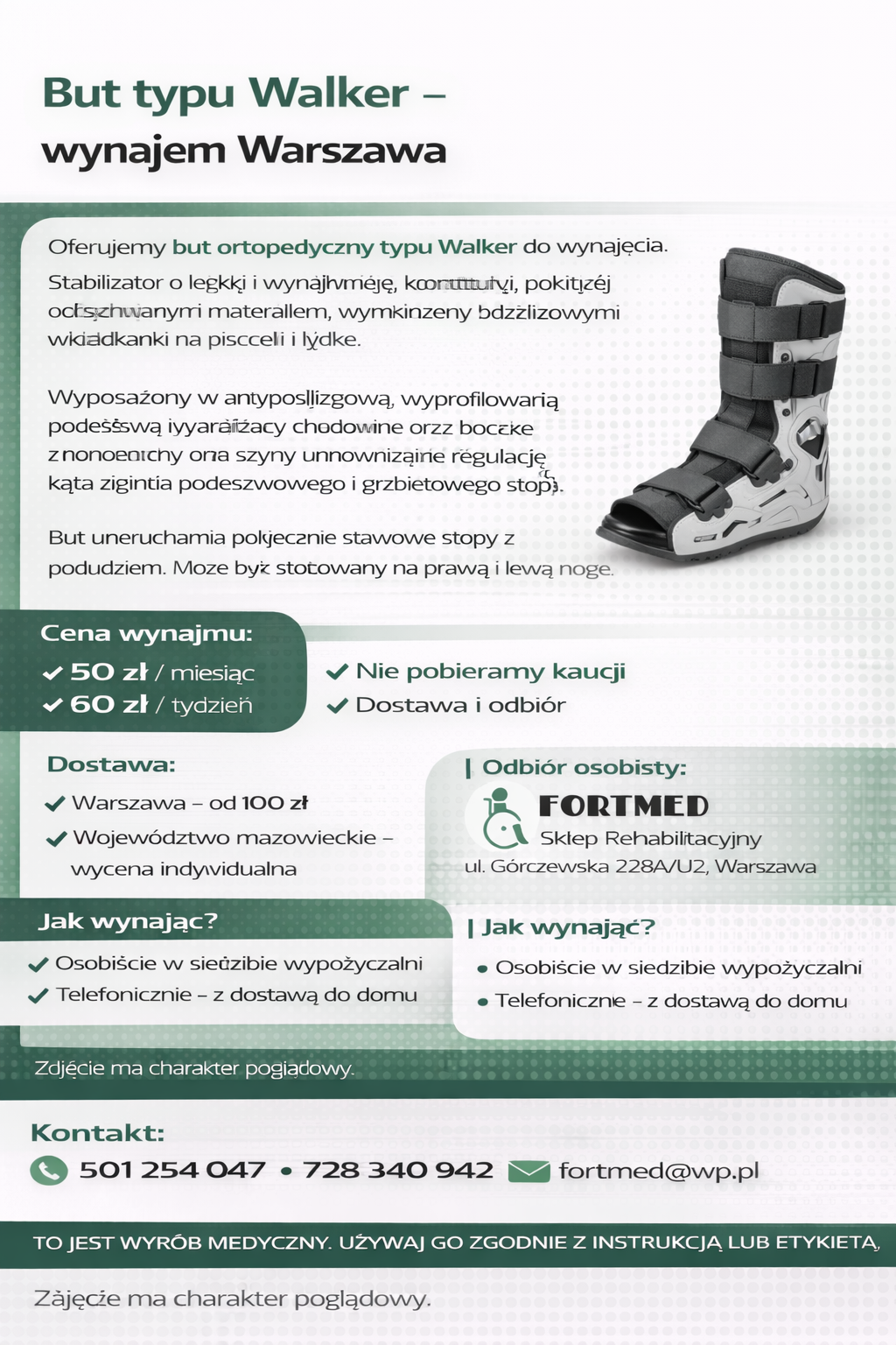 But typu Walker – wynajem Warszawa Bemowo - zdjęcie 1