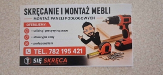 Skręcanie I montaż Mebli. Montaż Paneli podłogowych
