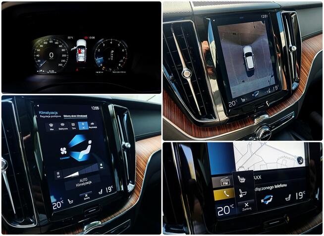 VOLVO XC60 Najwyższa wersja masaże skóra kamera 360 Inscription LED Sosnowiec - zdjęcie 8