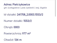 Działka budowlana Pietrzykowice - zdjęcie 4