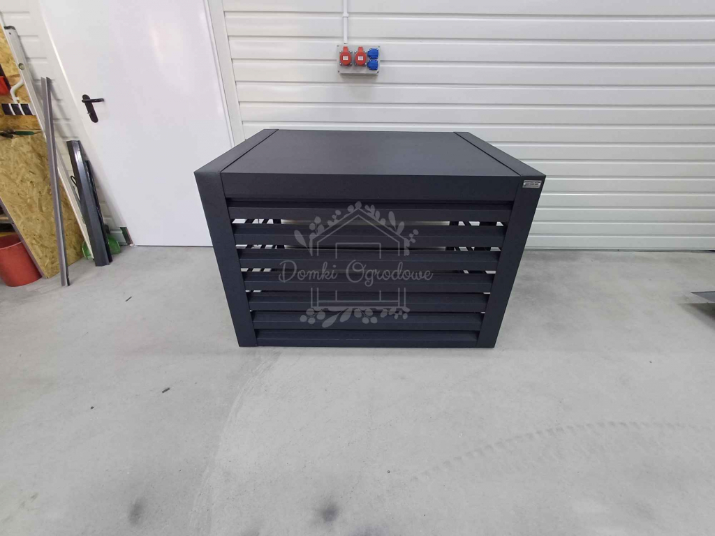 Osłona pompy ciepła 100x60x70 cm antracyt Zabudowa ID861 Malbork - zdjęcie 4