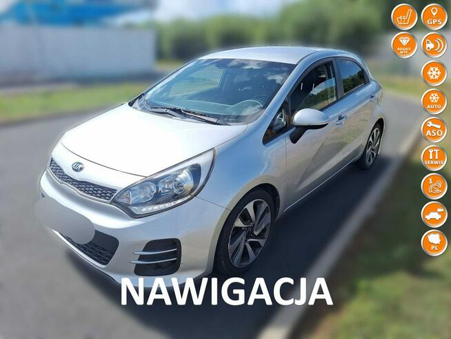 Kia Rio 1.4 Comfort benzy 110 km NAV klima KAMERA czujniki SERWIS 2015 Tychy - zdjęcie 1