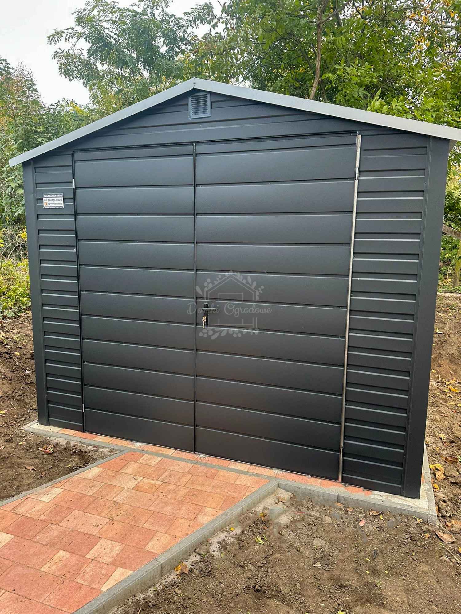 Schowek  Domek ogrodowy 3x3m  Brama dwuskrzydłowa antracyt   ID781 Gryfice - zdjęcie 3