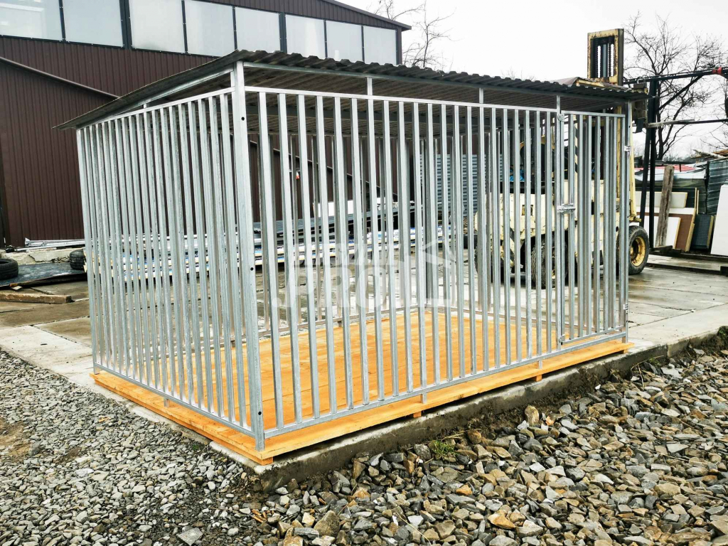 Kojec dla Psa 3x2m  z profili zamkniętych + Podłoga drewniana GP265 Brzesko - zdjęcie 4