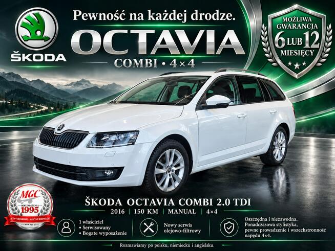 SKODA OCTAVIA 2.0 TDI 4X4 - STYLE - TOP STAN Łaziska Górne - zdjęcie 1
