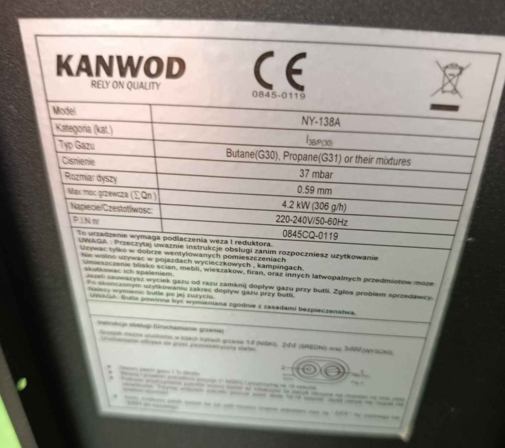 Piecyk grzewczy Kenwod. Świdnica - zdjęcie 4