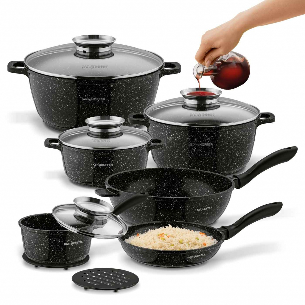 komplet garnków 10 elementów - NOWY Olsztyn - zdjęcie 2