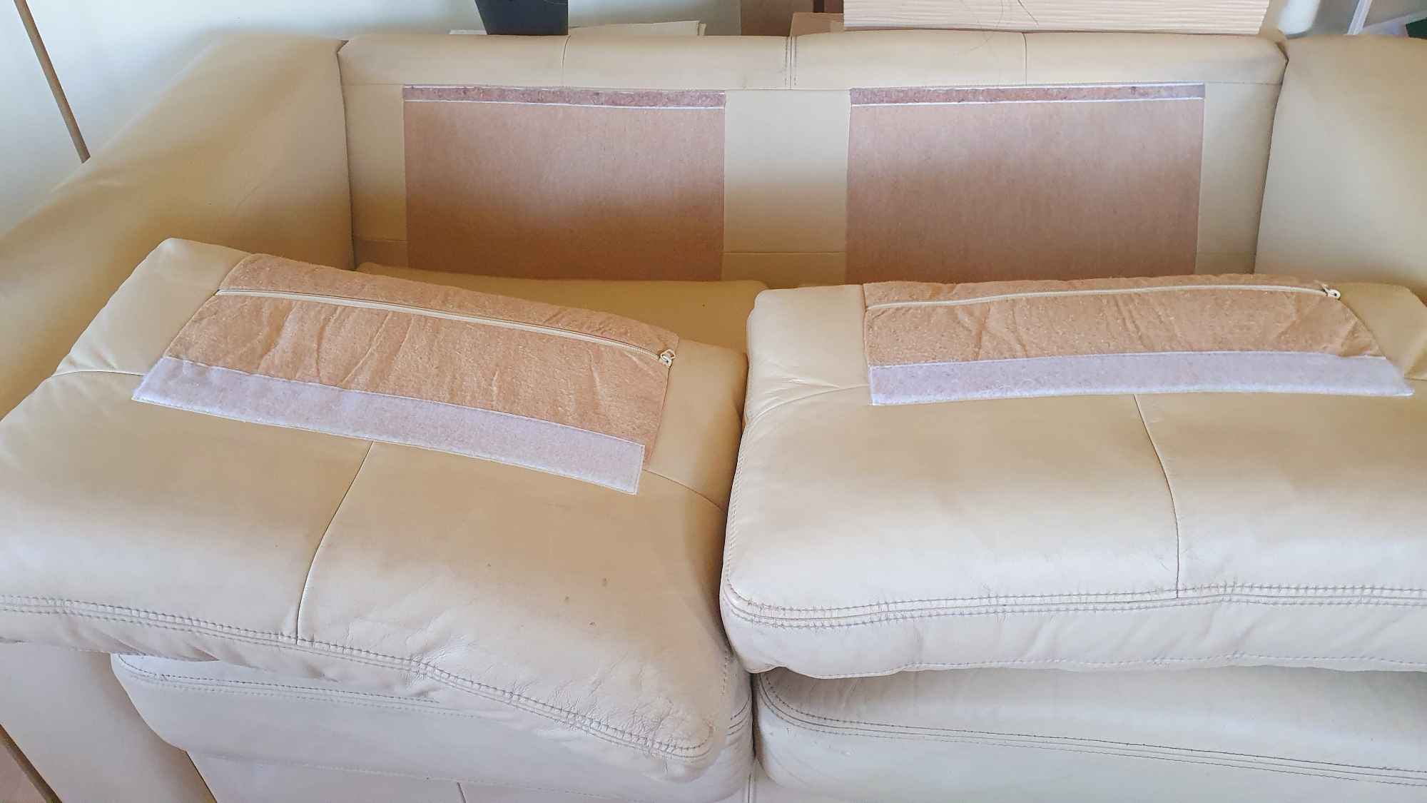 Kanapa (sofa) skórzana 167 cm b. wygodna teraz 350 zł Bemowo - zdjęcie 6