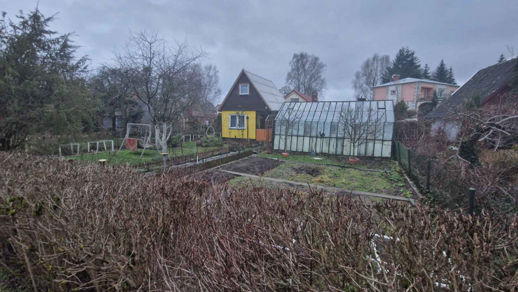 Sprzedam działke ROD - Altanka + szklarnia GIŻYCKO Giżycko - zdjęcie 1