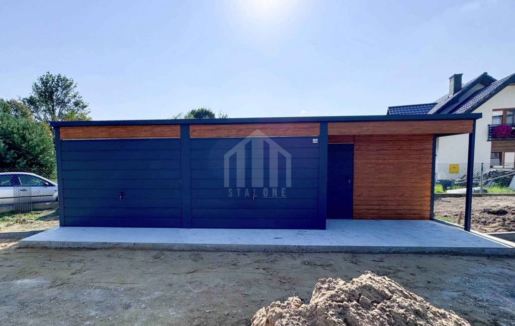Garaż blaszany 9x5m + wnęka 3x1m - 2x brama - drzwi - 2x okno SO145 Olsztyn - zdjęcie 5