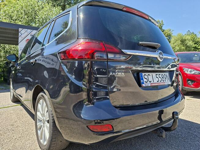 Opel Zafira Klimatronic 2-stref, Nawigacja, PDC 2x, Hak, 2 kpl. kół Cieszyn - zdjęcie 9