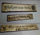 DESKA Z NAPISEM na dom altankę do restauracji agroturystyka Roczyny - zdjęcie 4