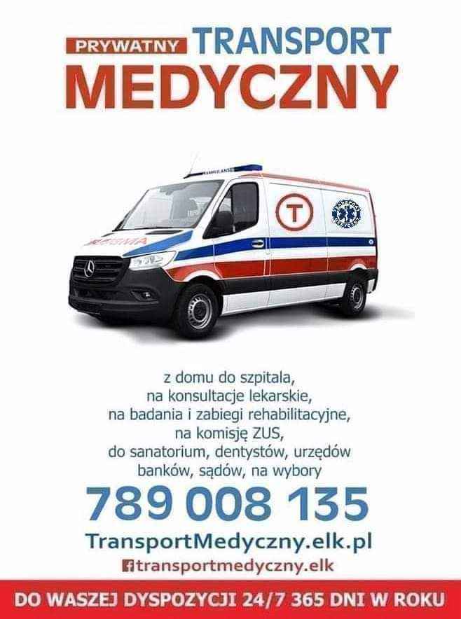 Transport medyczny sanitarny KARETKA AMBULANS Mikołajki Mikołajki - zdjęcie 1