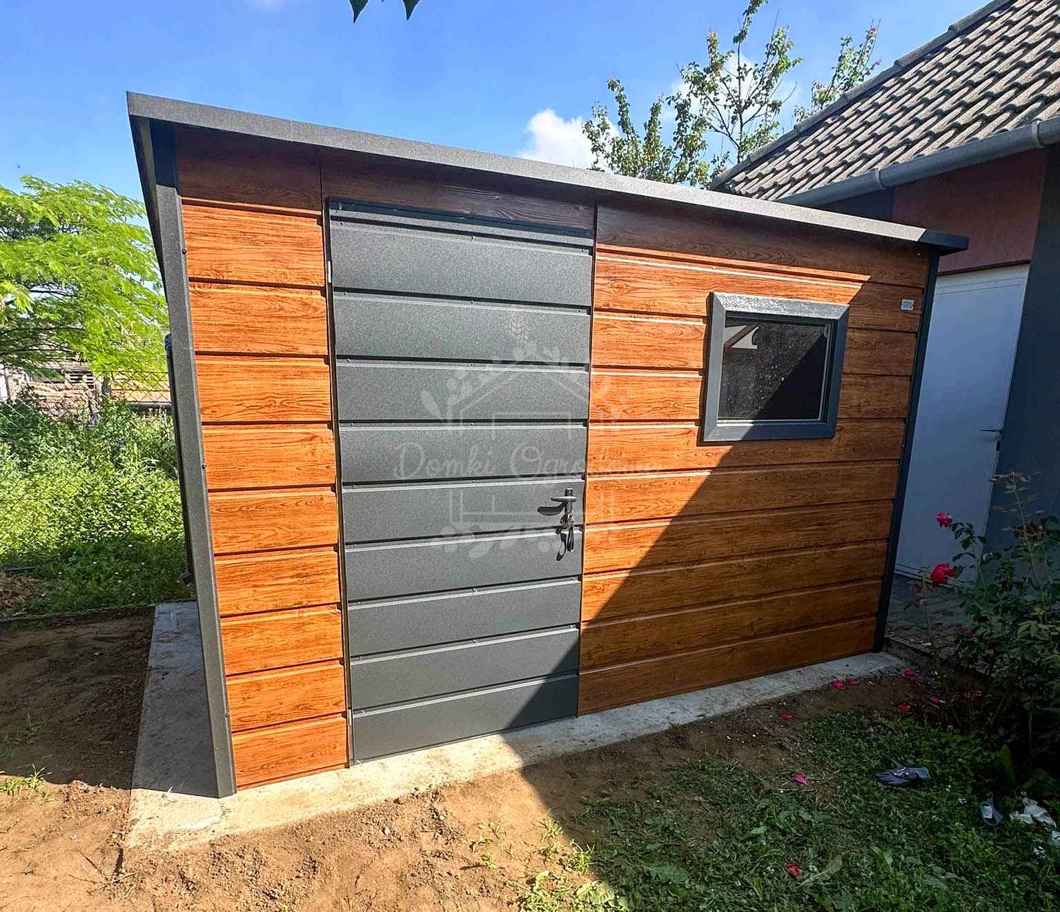 Schowek – Domek ogrodowy 3×2,5 m  jasny orzech – drewnopodobny ID1267 Żnin - zdjęcie 4