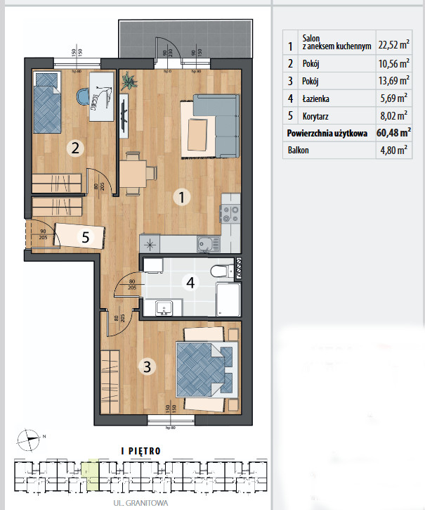 Piękne mieszkanie 3pokojowe z balkonem blisko Wrocławia Smolec - zdjęcie 12