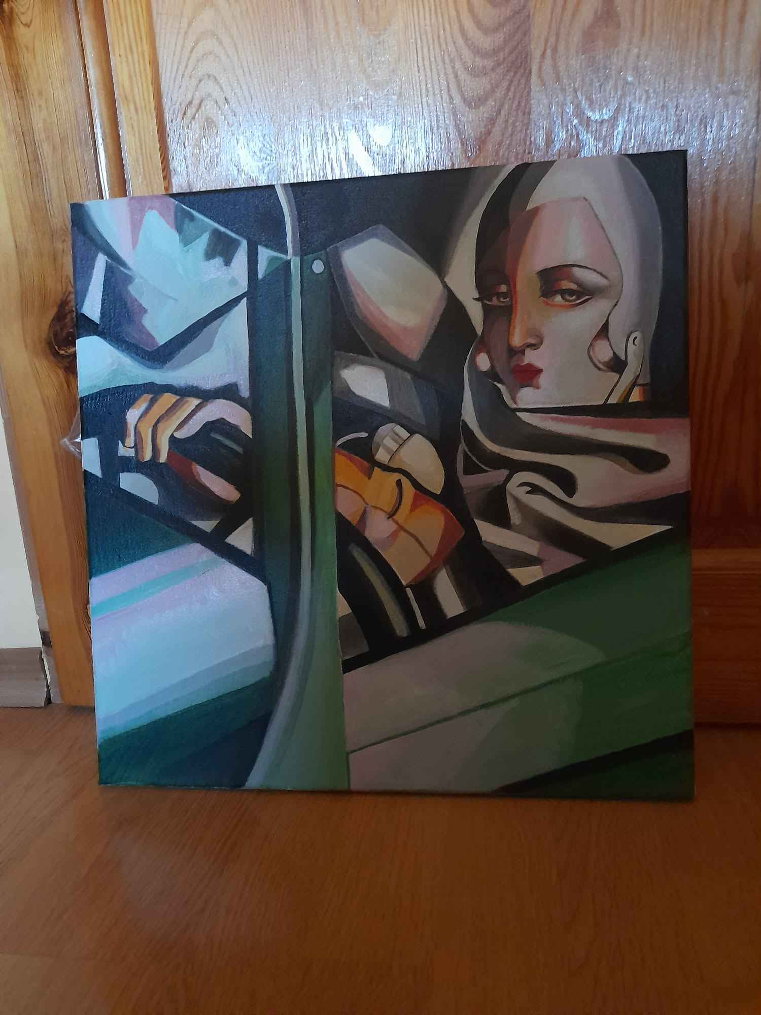 tamara Łempicka Kobieta w zielonym Bugatti 2 Katowice - zdjęcie 6