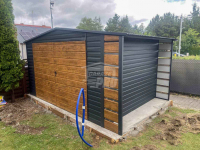 Schowek - Domek Ogrodowy  4x3m + Wiata 0,5m Brama dach GP603 Braniewo - zdjęcie 2