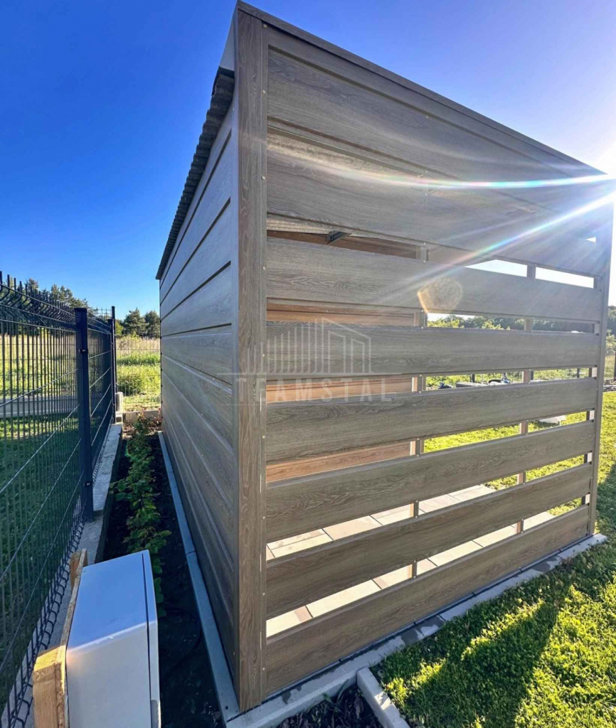 Schowek domek ogrodowy 2x2m + wiata 1,5m drzwi dach TS1160 Kalwaria Zebrzydowska - zdjęcie 2