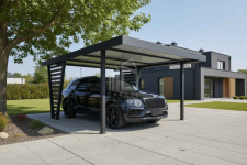 Carport V PREMIUM 4x4,7m Wypełnienie panelami Wiata samochodowa ID1190 Olsztyn - zdjęcie 2
