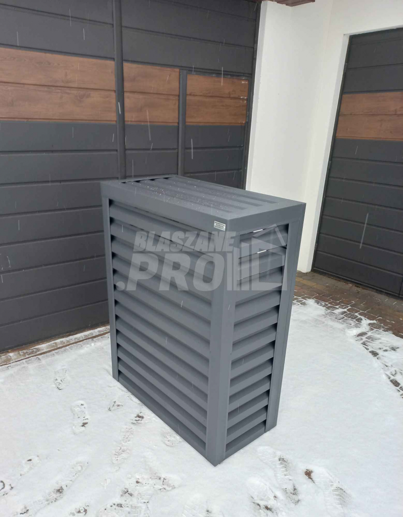 Osłona pompy ciepła 90x40x140 cm antracyt GP321 Tczew - zdjęcie 8