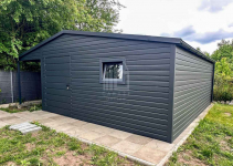 Schowek domek ogrodowy 4,5x5m + wiata 1,5m rynny blachodach ID1082 Giżycko - zdjęcie 2
