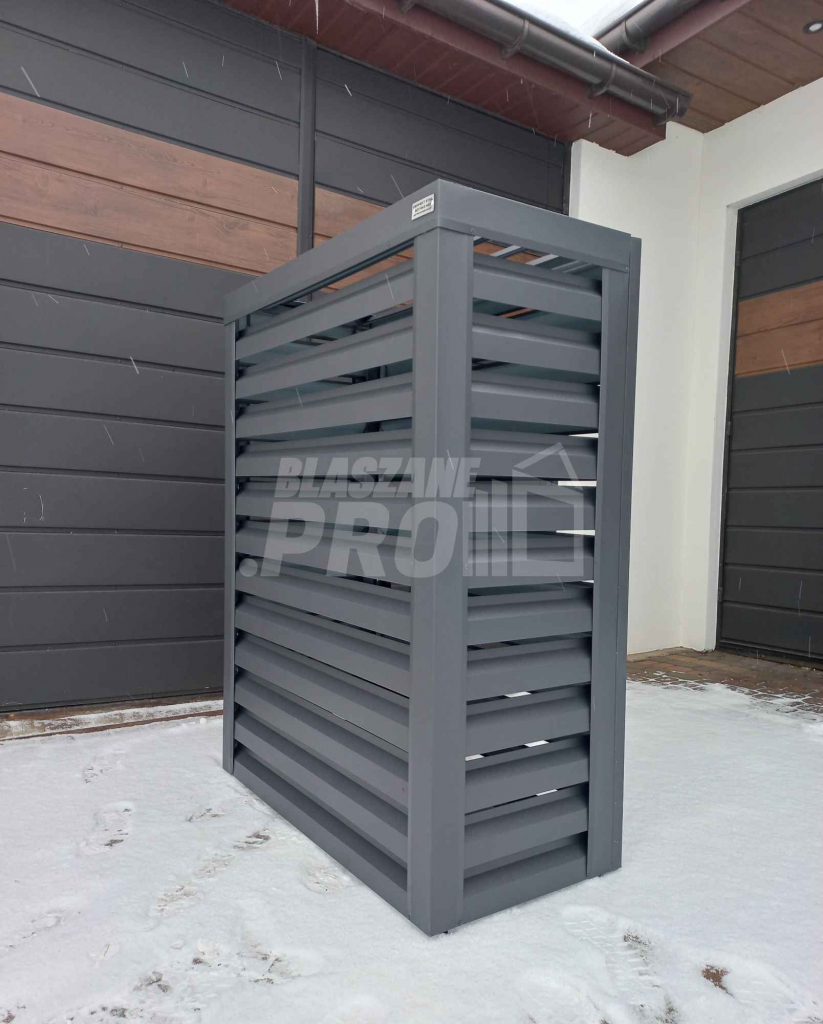 Osłona pompy ciepła 90x40x140 cm antracyt GP321 Tczew - zdjęcie 3