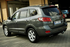 Hyundai Santa Fe 2,2CRDI Klima, skóra, alu R18, 150KM, 2008r. Płock - zdjęcie 3