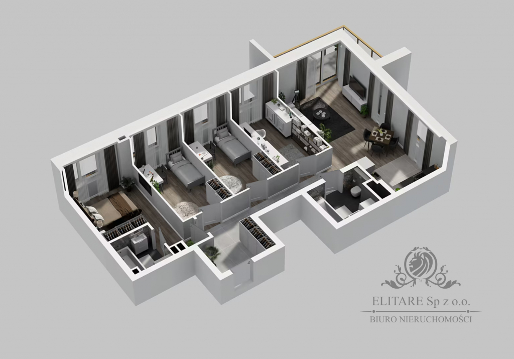 Apartament 91,91m2, 5 pokojowe z balkonem 13,01m2/ widok na rzekę Wrocław - zdjęcie 11