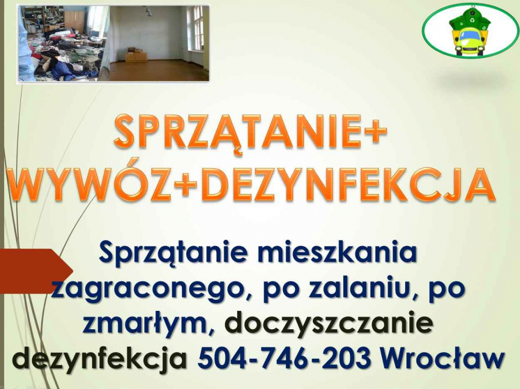 Sprzątanie po zalaniu, awarii, tel 504-746-203, cena, Wrocław, firma Psie Pole - zdjęcie 5