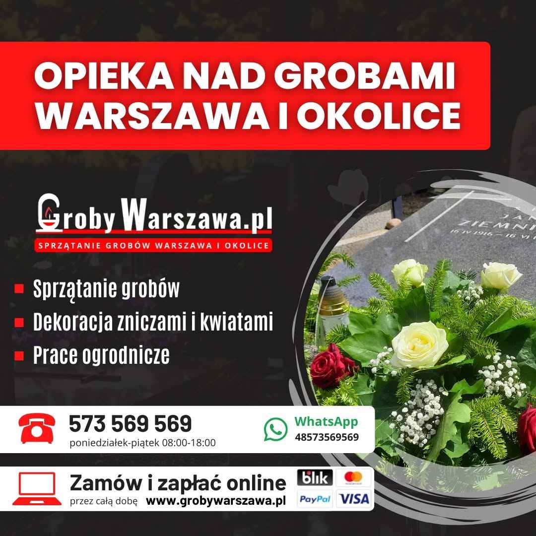 Sprzątanie grobów Warszawa i okolice Bielany - zdjęcie 1