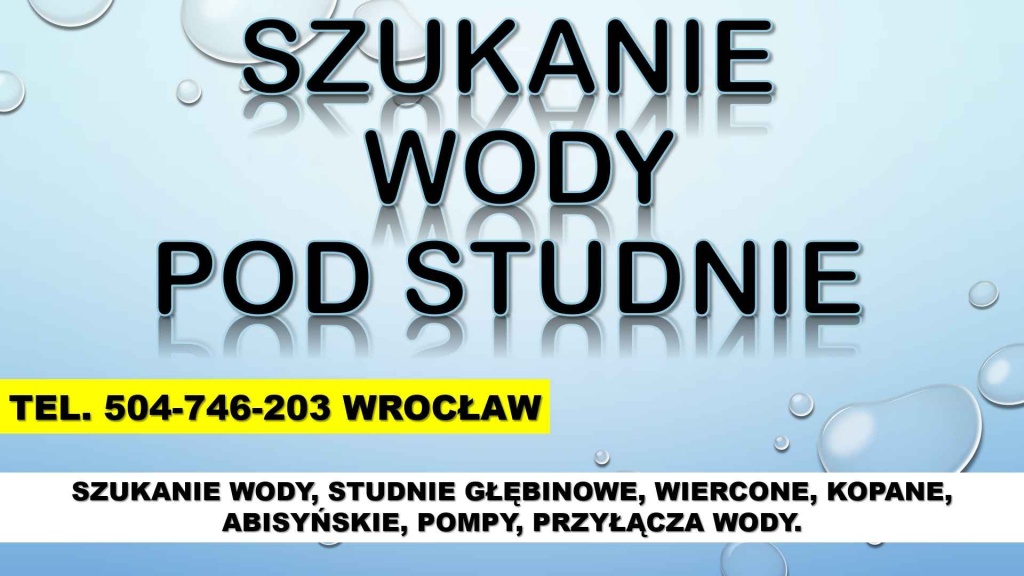 Szukanie wody, cena, t504-746-203, Wrocław. Wykrywanie wody na działce Psie Pole - zdjęcie 3