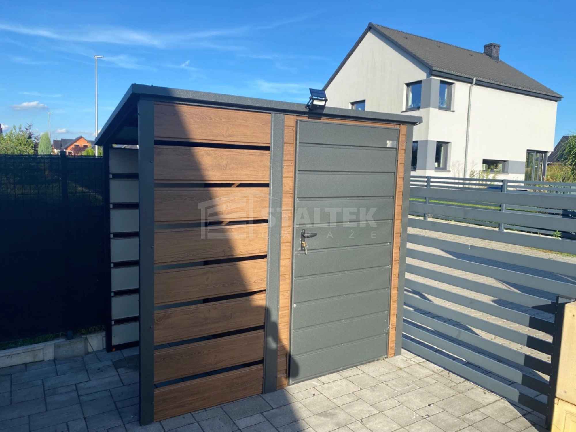 Schowek – domek ogrodowy 1,5×1,5 wiata 1×1,5 drzwi dach  ST236 Czersk - zdjęcie 3