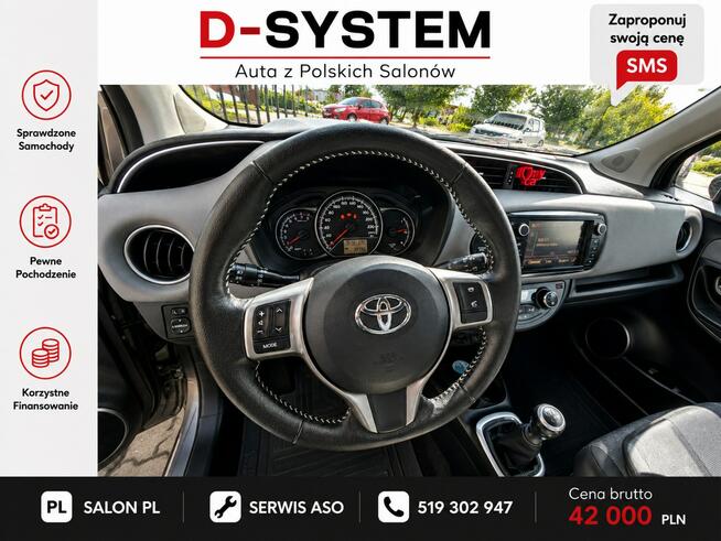 Toyota Yaris 2015 Salon Polska 39TYS KM GWARANCJA serwis ASO Białystok - zdjęcie 8