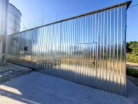 Garaż blaszany 3x12m - brama dwuskrzydłowa drzwi okno ocynk dach GB158 Jarocin - zdjęcie 2