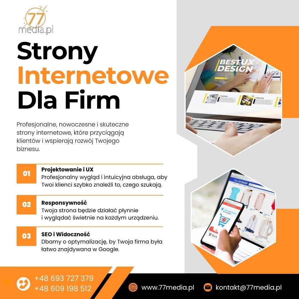 Tworzymy strony które sprzedają — od projektu po wdrożenie i wsparcie Fabryczna - zdjęcie 1